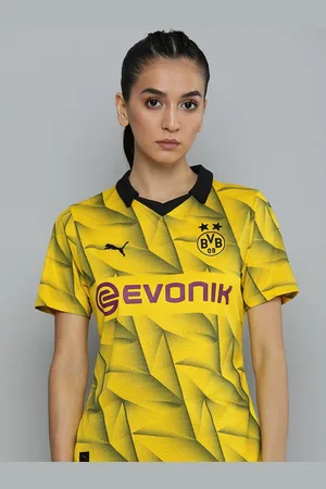 PUMA Borussia Dortmund 23/24 Printed Polo Collar dryCELL Jersey T-shirt