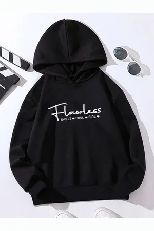 Stylecast Girls Printed Hooded Sweatshirt