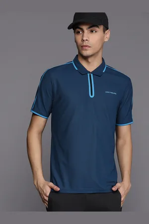 Louis Philippe Men Polo Collar T-shirt