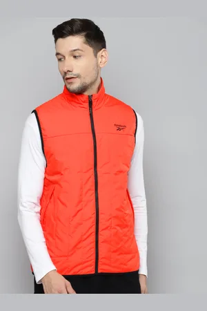 Reebok Men Red OW LT PAD VST Solid Outdoor Jacket