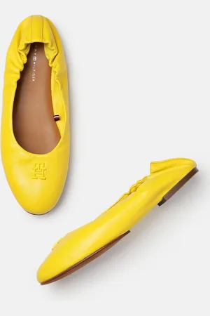 Tommy Hilfiger Women Solid Ballerinas With Brand Logo Detail