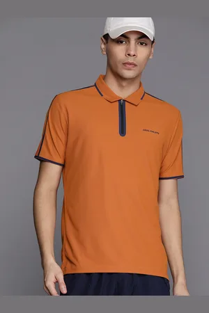 Louis Philippe Men Polo Collar T-shirt