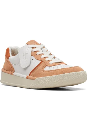 Clarks Women Brown Colourblocked Suede Sneakers