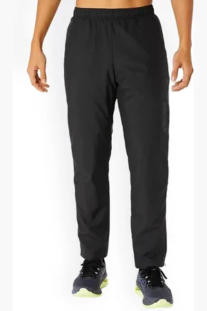 Asics Men Mid-Rise Hex Graphic Woven Training Track Pants
