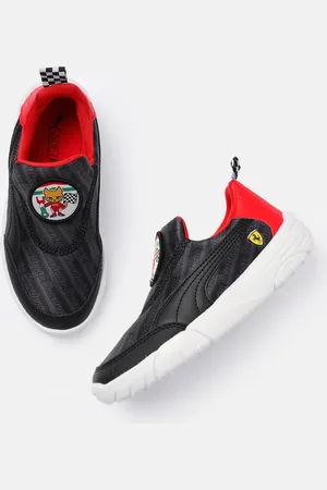 PUMA Kids Scuderia Ferrari Printed Slip-On Sneakers