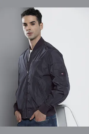 Tommy Hilfiger Solid Stand-Collar Bomber Jacket