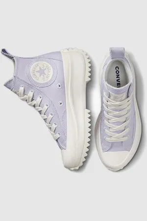 Converse Women Run Star Hike Platform Oversized Patch Hi-Top Sneakers