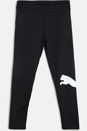 PUMA Kids Girls Black Active Youth Leggings