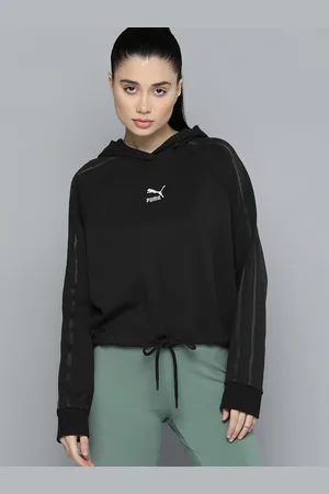 PUMA Women Hooded Relaxed Fit Sweatshirt
