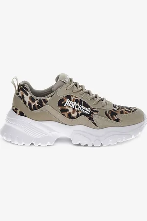 Roberto Cavalli Women Printed Round Toe Sneakers