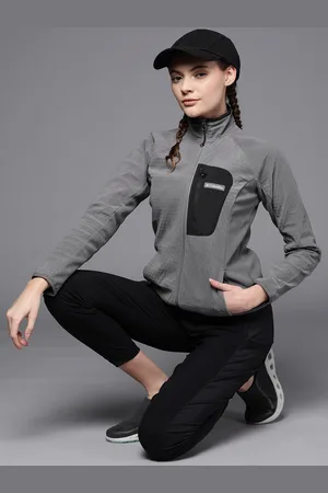 Columbia Women Solid Outdoor Sporty Jacket