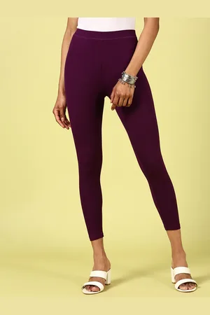 De Moza Plus Size Mid-Rise Ankle Length Leggings
