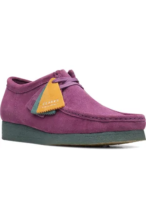 Clarks Men Wallabee Suede Boat Shoes