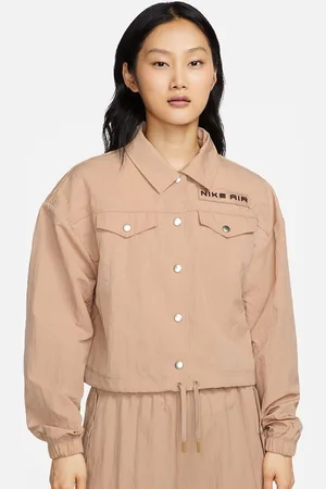 Nike Air Women Brand Logo Printed Tailored Jacket