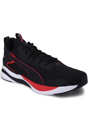 PUMA Men Black Softride Rift Tech Walking Shoes