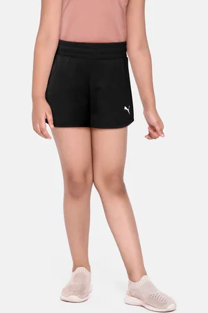 PUMA Girls Black Active Youth Shorts