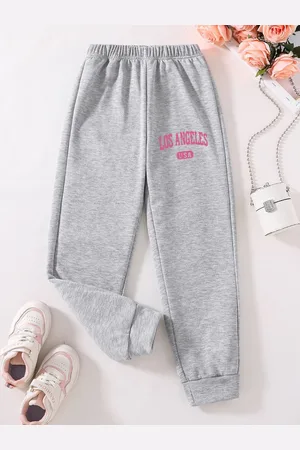 Stylecast Girls Grey Original Mid-Rise Joggers
