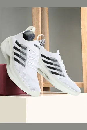 Killer Men Textured Round Toe Comfort Insole Flyknit Lace-Ups Sneakers