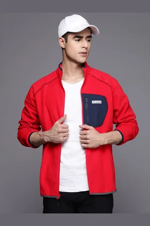 Columbia Men Insulator Outdoor Sporty Jacket with Patchwork
