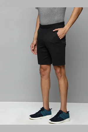 Skechers Men Black Sports Shorts with e-Dry Technology Technology