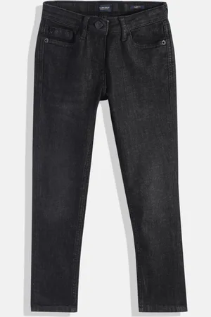 Allen Solly Girls Slim Fit Clean Look Stretchable Jeans