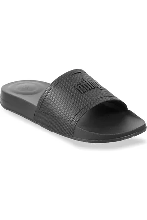 FitFlop Women Black Rubber Casual Sliders