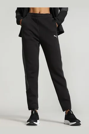 PUMA Women Evostripe High-Waist Cotton Track Pants