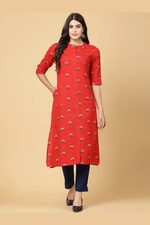 Pistaa Ethnic Motifs Printed Pure Cotton Kurta