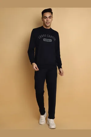 V-Mart Typography Printed Cotton Tracksuit