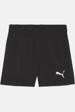PUMA Boys Black Solid Active Woven Sustainable Shorts