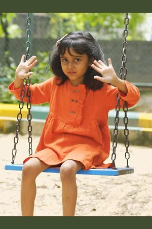 BAESD Girls Long Sleeves Cotton A-Line Dress