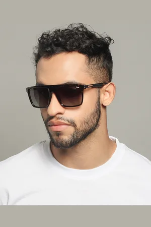 Idee Men Square Sunglasses with UV Protected Lens IDS2957C2PSG