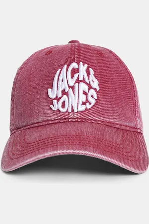 JACK & JONES Men Embroidered Pure Cotton Baseball Cap