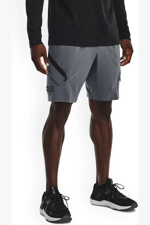 Under Armour Men Mid-Rise Project Rock Unstoppable Sports Shorts