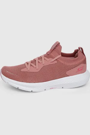 Skechers Women Go Run Supersonic - Apex Mauve Mesh Running Non-Marking Shoes