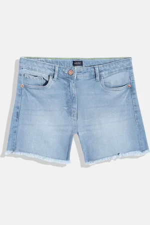 Allen Solly Girls Regular Fit Denim Shorts