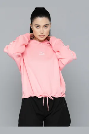PUMA Women Hooded Relaxed Fit Sweatshirt