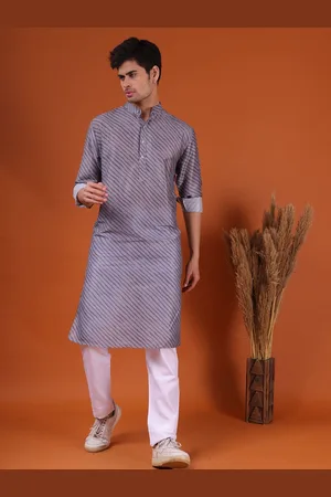 SHIWAM ETHNIX Leheriya Printed Straight Kurta with Pyjama