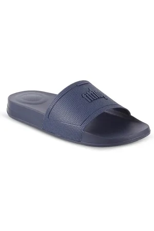 FitFlop Women Textured Brand Logo Rubber Sliders