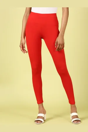 De Moza Plus Size Mid-Rise Ankle Length Leggings