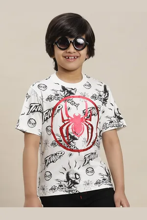 Kidsville Boys Spiderman-Printed Pure-Cotton T-Shirt