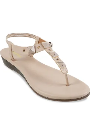 Metro Embellished Open Toe Flatform Heels
