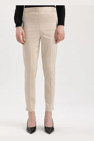 DeFacto Women Mid Rise Formal Trousers