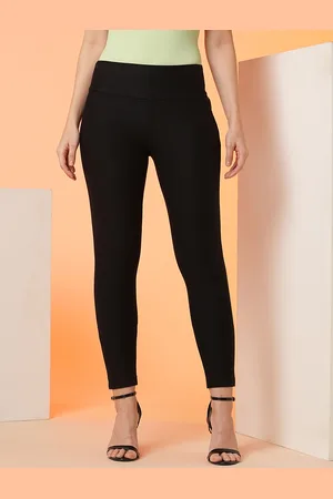 Globus Stretchable Slim Fit Treggings With Zipper Pocket Closure