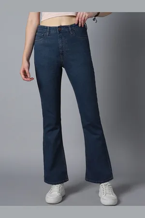 High Star Women Bootcut High-Rise Clean Look Stretchable Jeans