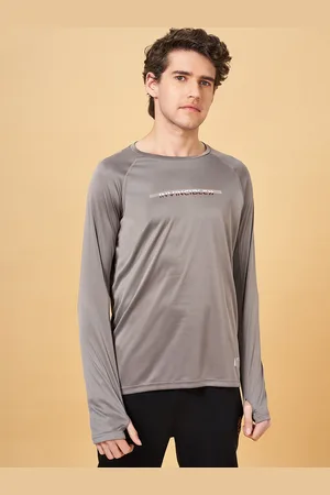 Pantaloons Typography Slim Fit Sports T-shirt