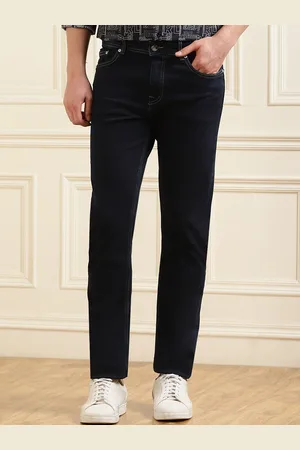 Karl Lagerfeld Men Clean Look Mid-Rise Cotton Jeans