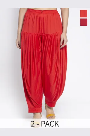 Jinfo Women Pack Of 2 Loose Fit Patiala