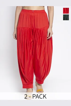 Jinfo Women Pack Of 2 Loose Fit Patiala