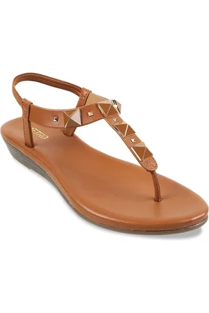 Metro Embellished Open Toe Flatform Heels